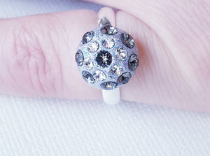 Inel "Diamond Sparkle" din argint 925 cu cristale Swarovski - Cod produs IN5