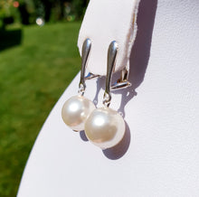 Load image into Gallery viewer, Cercei &quot;Cream&quot; din argint 925 cu perle Swarovski - Cod produs CE177
