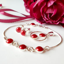 Load image into Gallery viewer, Set &quot;Mini Pearls Preciosa&quot; din argint cu perle Preciosa - Cod Produs SE158

