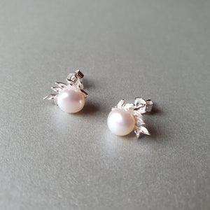 Cercei "Pearl Studs" din argint cu perle de cultura - Cod Produs CE228