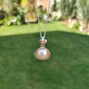 Colier "Little Mermaid's Pearl" din argint cu perla de cultura - Cod Produs CO37