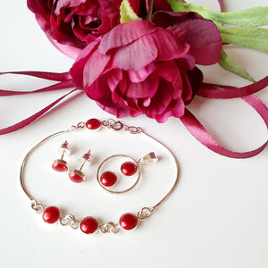Set "Mini Pearls Preciosa" din argint cu perle Preciosa - Cod Produs SE158