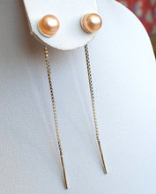 Load image into Gallery viewer, Cercei &quot;Dangle Pearl Earrings&quot; din argint 925 cu perle de cultura - Cod produs CE65
