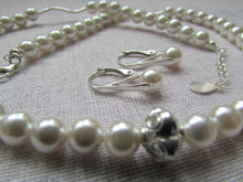 Load image into Gallery viewer, Set &quot;Classic Pearl&quot; din argint 925 cu perle Mallorca albe - Cod produs SE5
