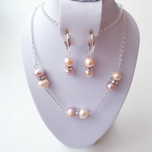 Set "Dream Pearls" din argint cu perle de cultura - Cod produs SE96